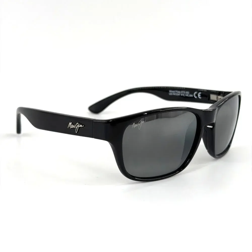 Maui Jim Black Grey Mixed Plate Polarized Sunglasses